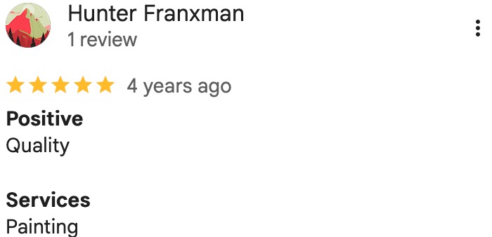 Google Review Screenshot