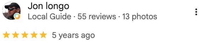 Google Review Screenshot