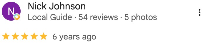 Google Review Screenshot