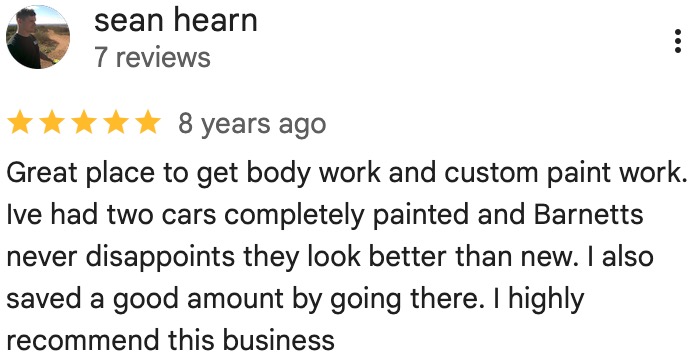 Google Review Screenshot