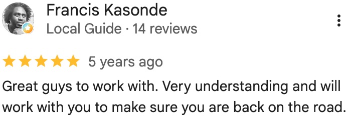 Google Review Screenshot